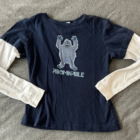 Rudolph The Red Nosed Reindeer Tops - Vintage Abominable Snowman Long Sleeve Shirt